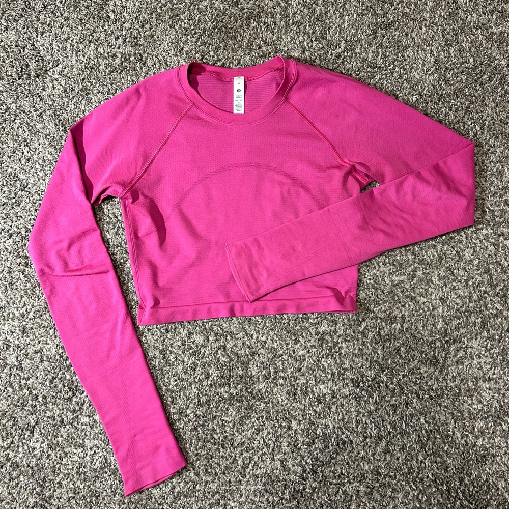 Lululemon Swiftly Tech Cropped Long Sleeve